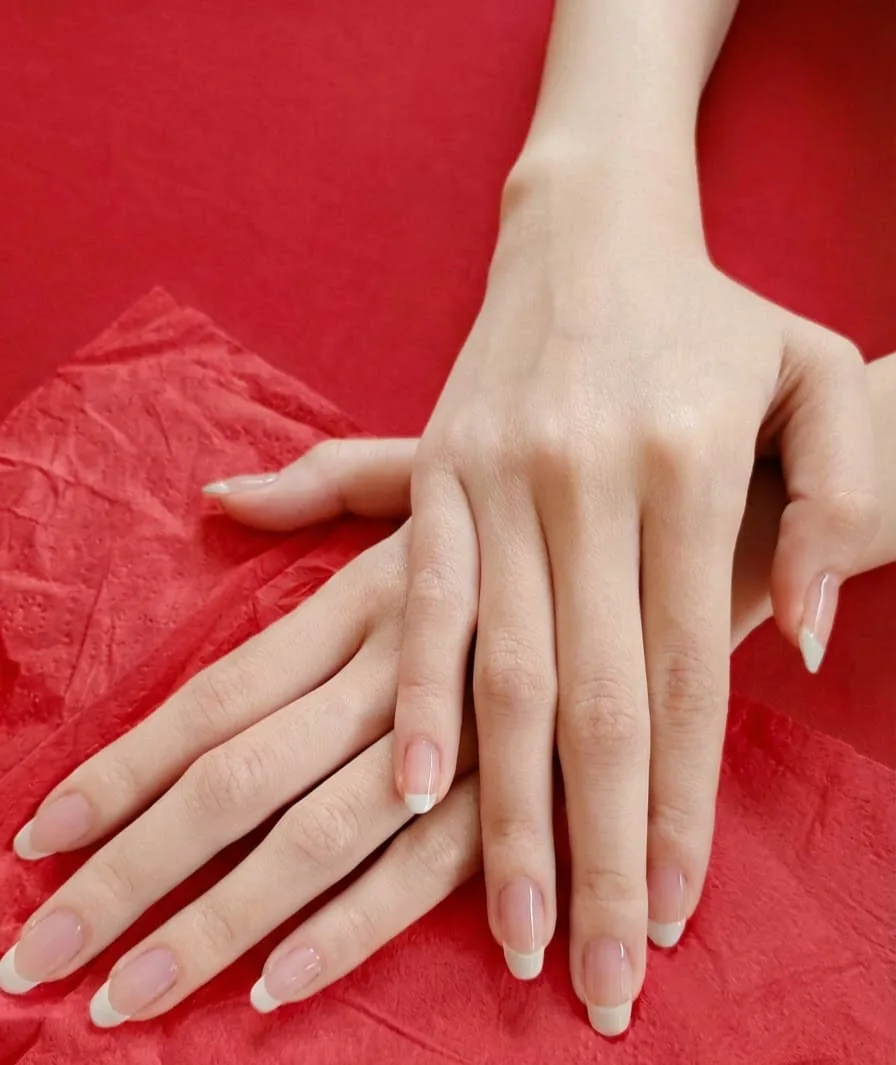 Classic French manicure